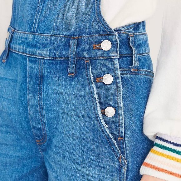 Madewell Short Overalls Shorteralls - Picture 3 of 11